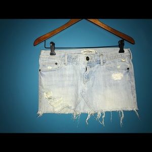 Abercrombie jean skirt